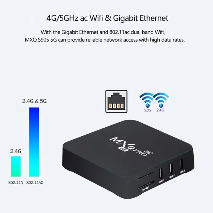 [COD] Android TV Box MXQ-Pro 4K Internet Smart Tv Media Player Terlaris Kabel Adaptor 1