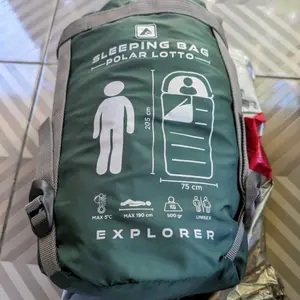 CREDIFOX Sleeping Bag Polar Tebal Seri Climber  - Selimut Camping - Kantong Tidur Camping - Sleping Bag Outdoor