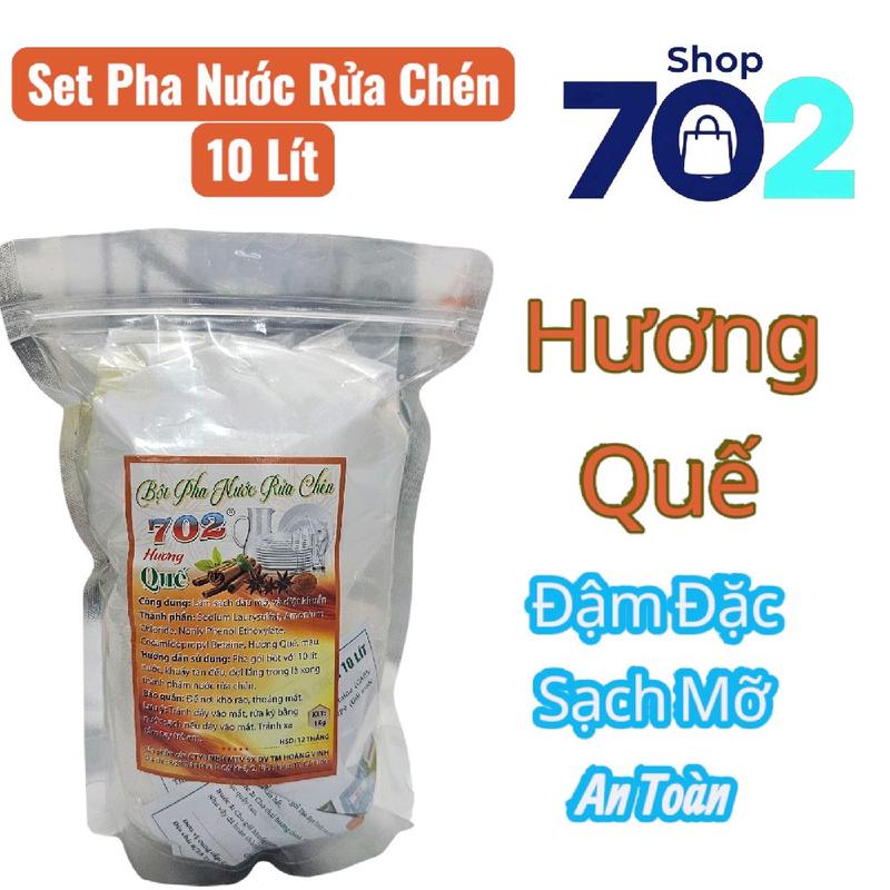 Bột pha nước rửa chén 10 lít Hương Quế Sả Chanh tiết kiệm làm sạch Nhà bếp