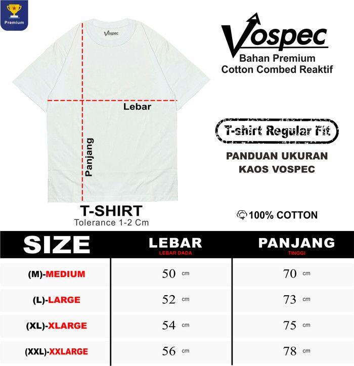 Product Introduction of Vospec tshirt Believe in Your Self ( Text ) Katun premium combed Reaktif | Lengan pendek pria&wanita 0