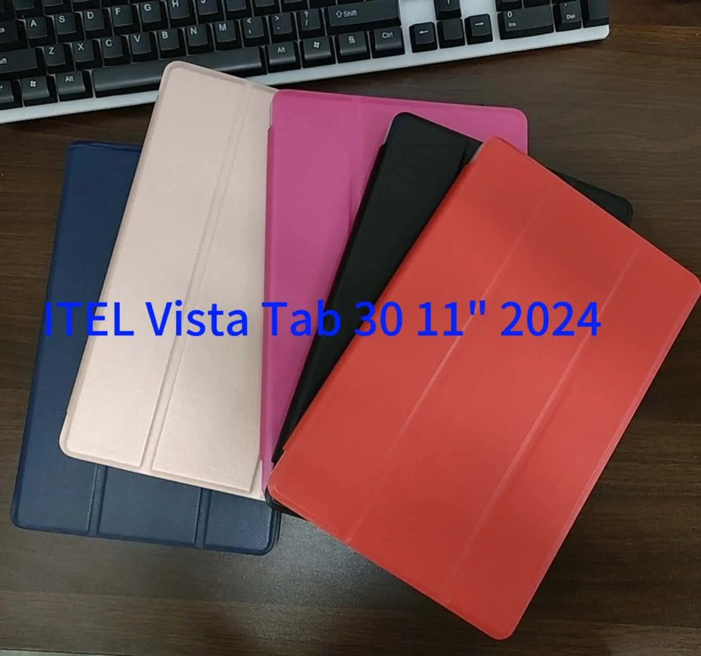For ITEL Vista Tab 30 11 inch 2024 Back TPU Stand Cover Flip Leather Case