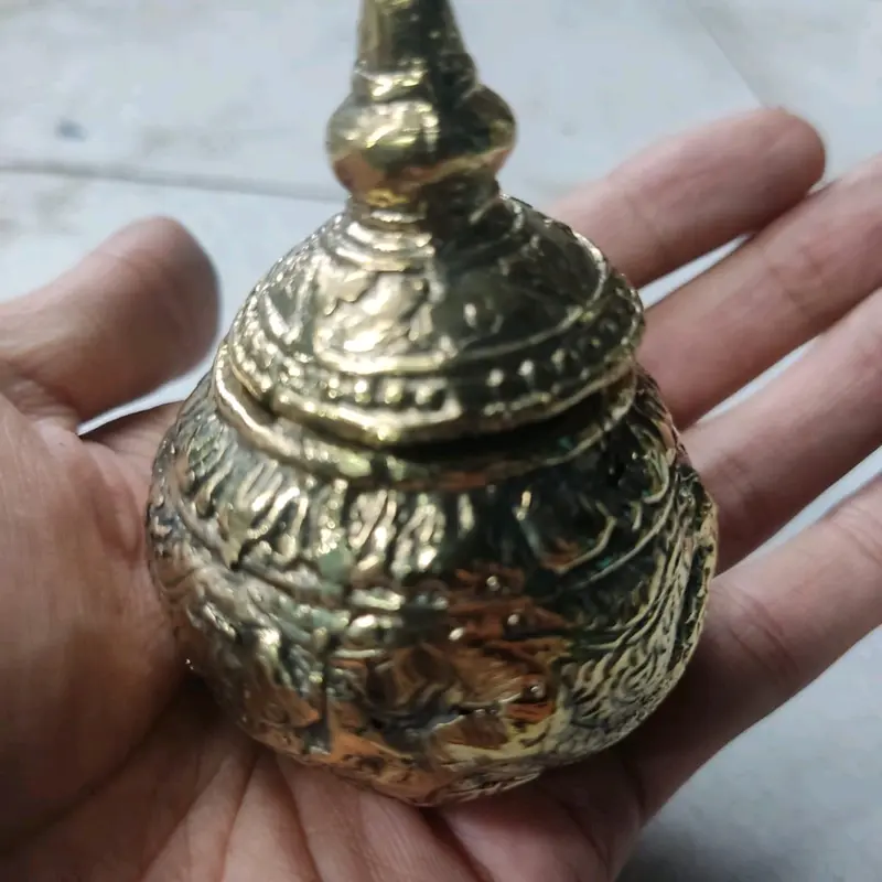 Antikan cupu manik astagina kuningan koleksi 1