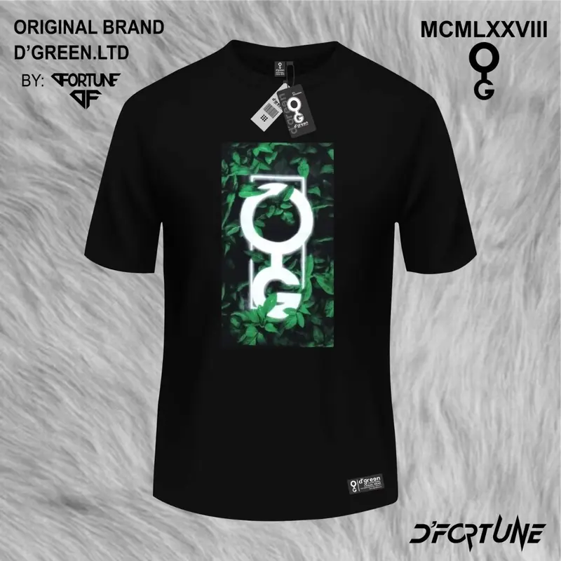 D`GREEN Tshirt Hitam Original Pria Wanita Motif ROBOT CAT- Kain Katun / Kaos Greenlight Original / Baju Kaos Ariel Noah terbaru terlaris 1