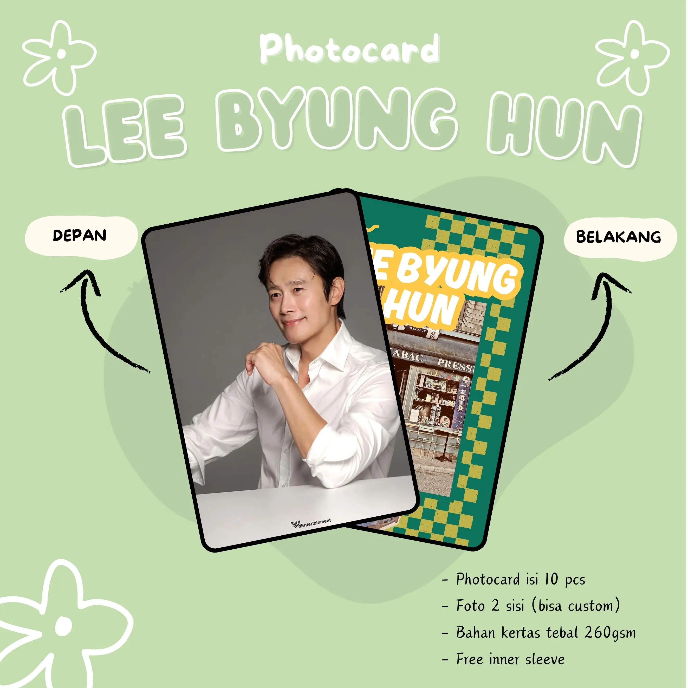 (10 PCS) PHOTOCARDS LEE BYUNG HUN