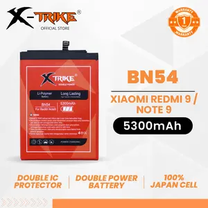 X - TRIKE Baterai BN54 untuk Xiaomi Redmi 9 - Note 9 Double Power Battery