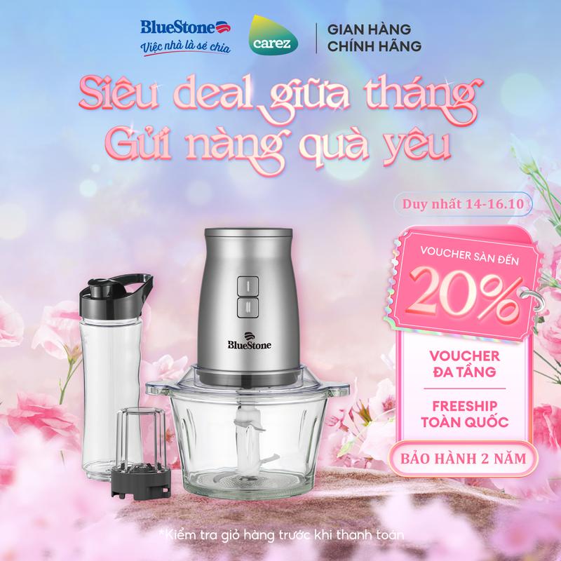 Máy Xay Đa Năng BlueStone BLB-5348 2 Lít 500W - Xay Sinh Tố & Thịt - Tiện Dụng & An Toàn - Bảo Hành 2 Năm - Bao Sale Giữa Tháng Chốt Deal Cực Choáng