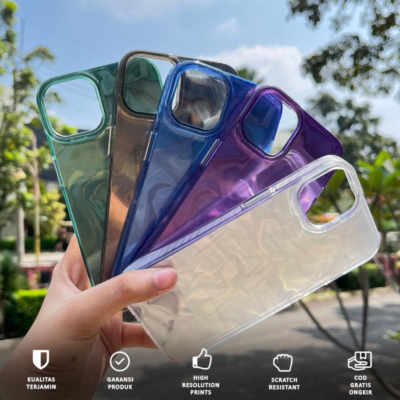 Case Hologram Splash All Type Hp OP** VI*O INF*X RE*LME S*MS*NG IPH*NE X*AOMI TECNO Casing Shimering Acrylic Glossy Tebal Softcase 0