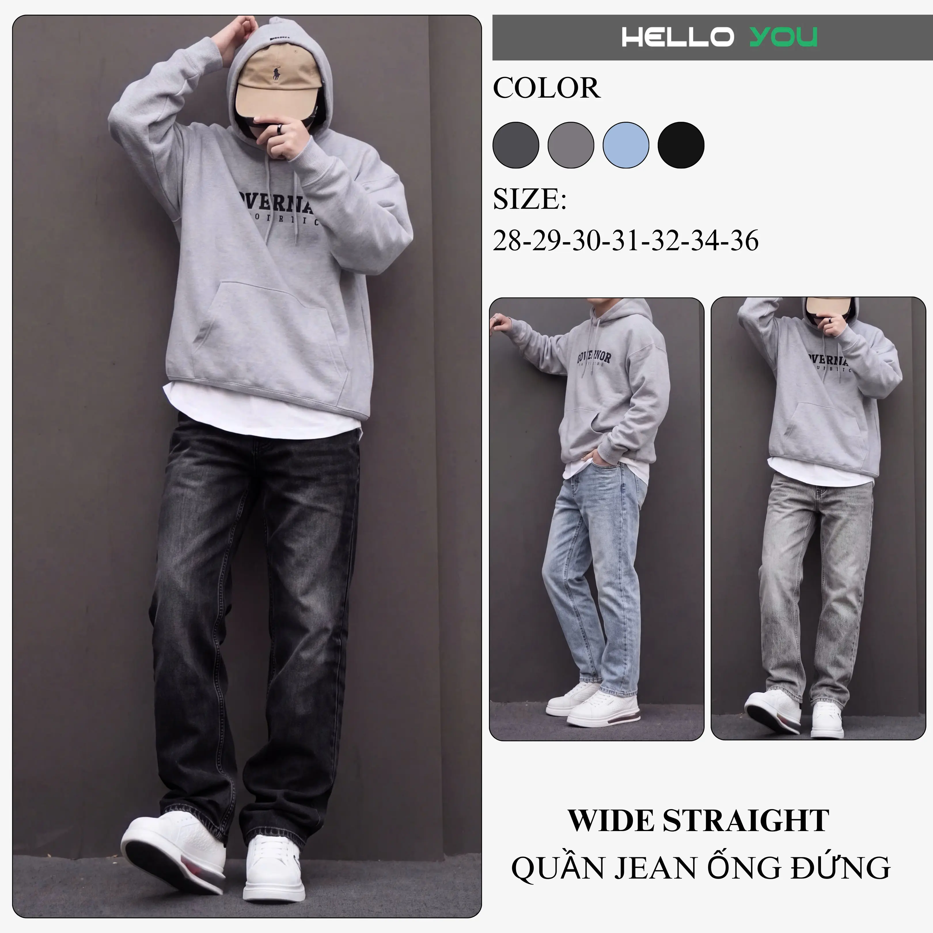 [ DEAL MỞ BÁN }QUẦN JEAN NAM ỐNG ĐỨNG WASH MÀU RETRO VINTAGE - QUẦN BÒ NAM NỮ FORM ỐNG SUÔNG ĐỨNG PHONG CÁCH TRẺ TRUNG NĂNG ĐỘNG.