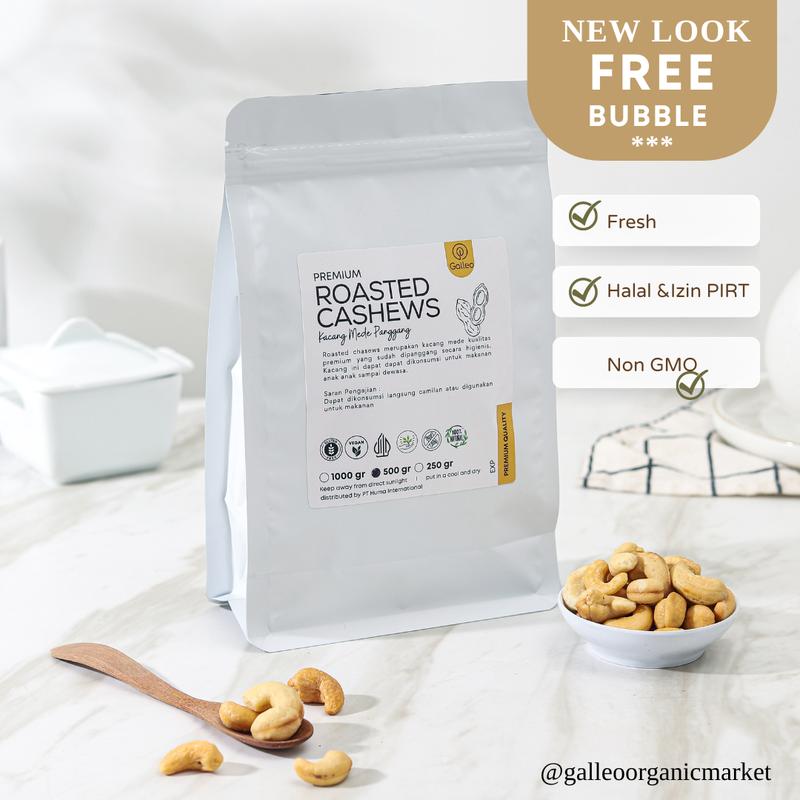 Kacang Mede Jumbo Oven 1 KG/ Roasted Chasew Galleo Kacang Mete 4