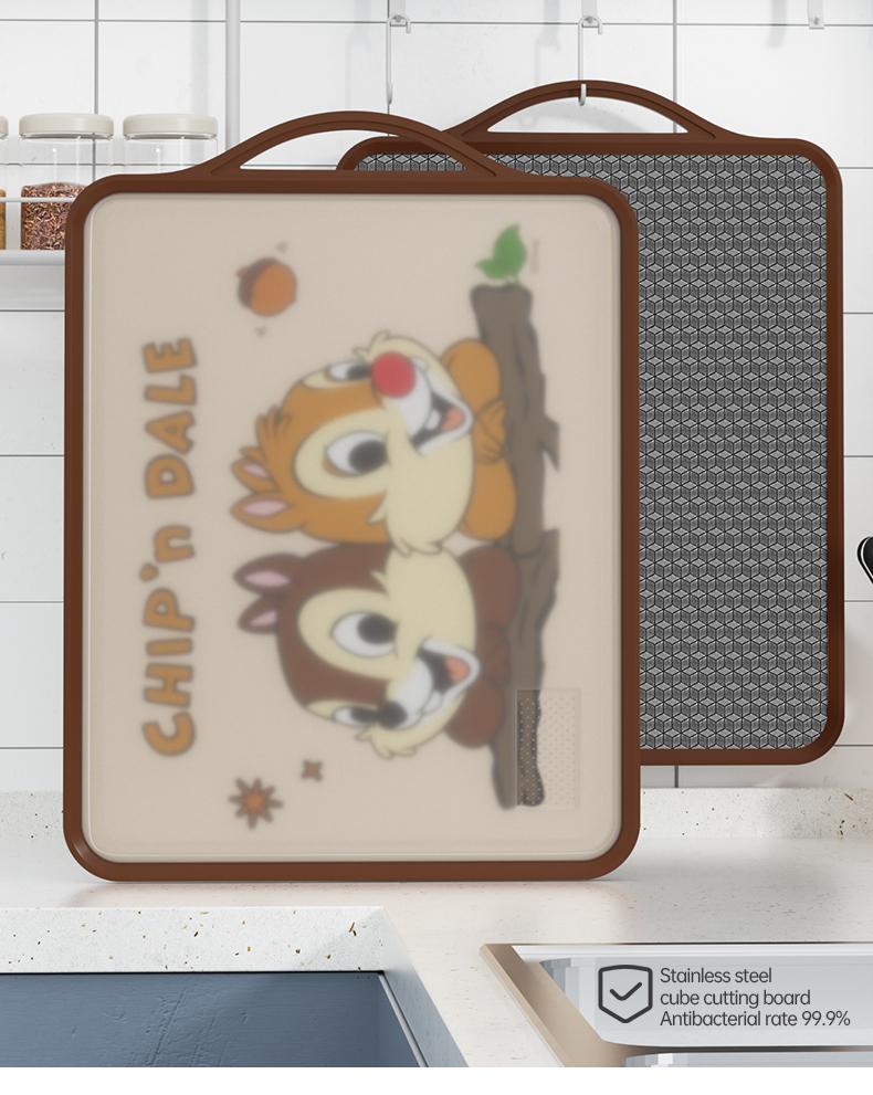 Product Introduction of Multifunctional thickened non-slip and mildew-proof double-sided cutting board for home dormitory fruit board fruit cutting knife board 12