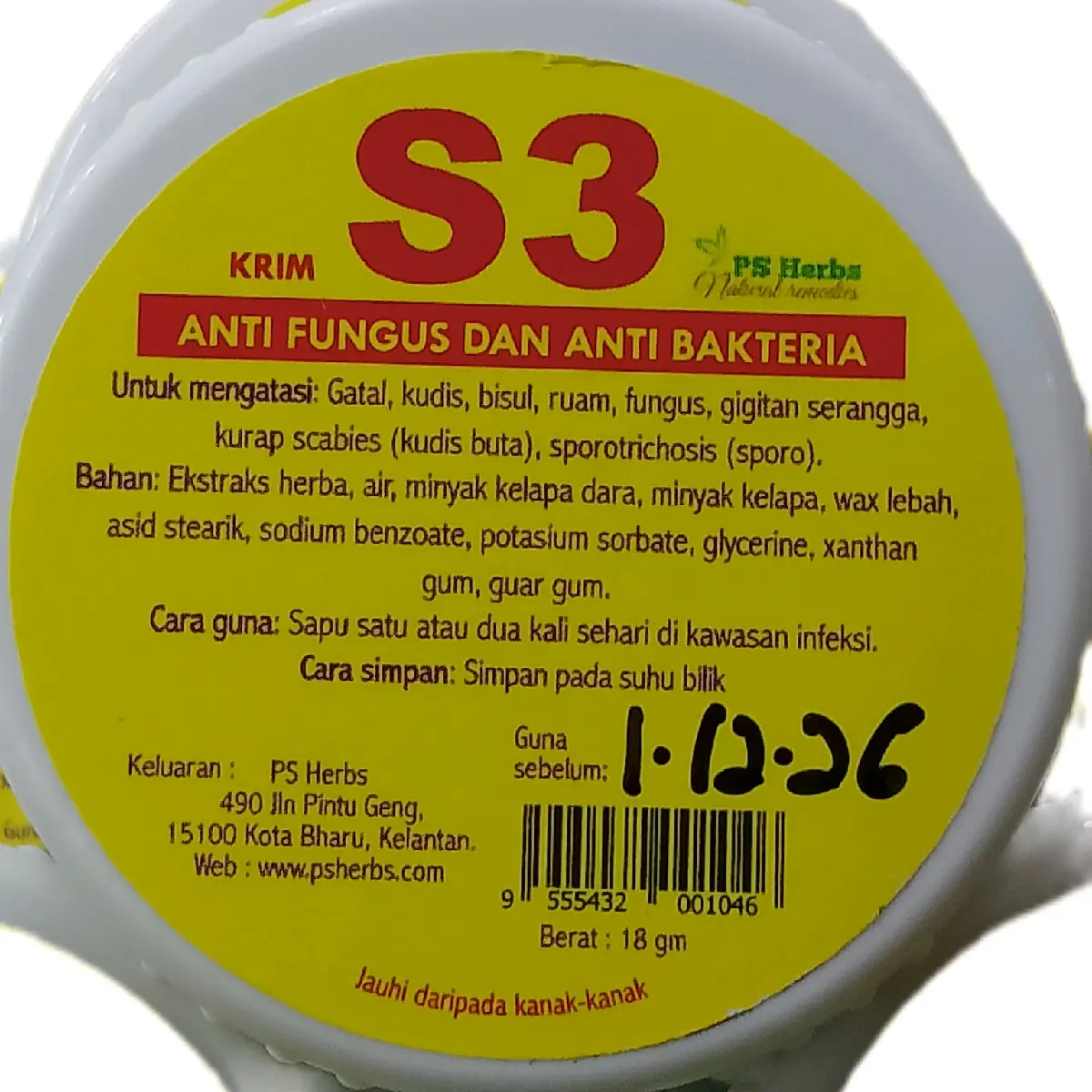 krim S3 ANTI FUNGUS DAN ANTI BAKTERIA