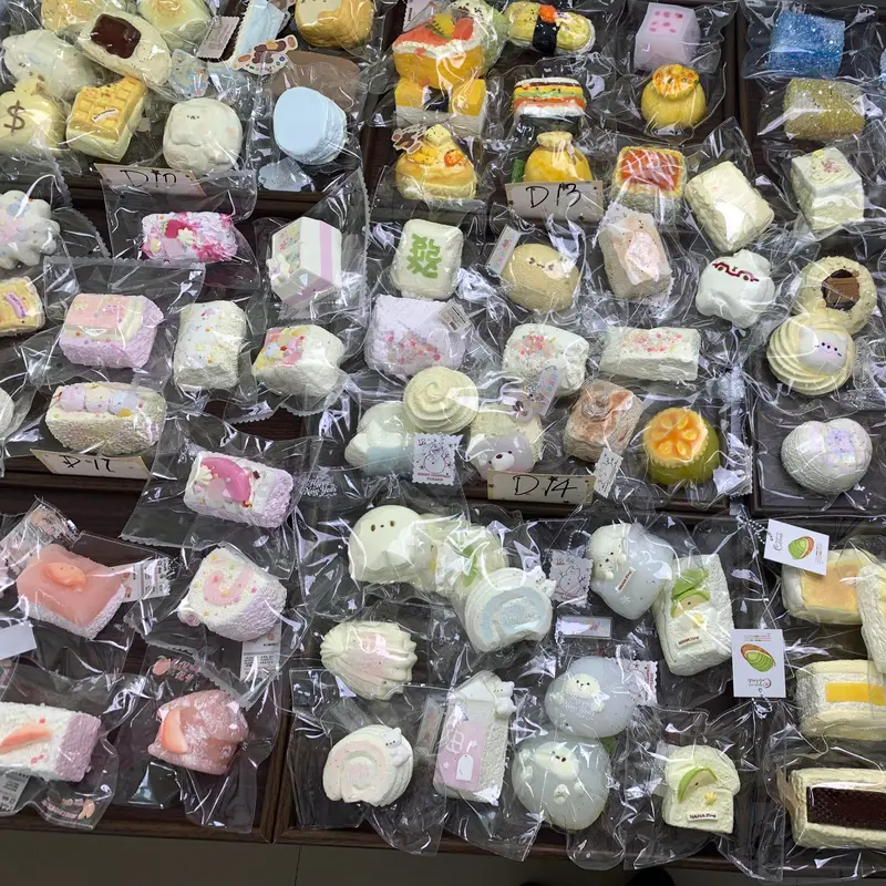 いちご タバ スクイーズ ハンドメイド ストレス解消 スクイーズ トイ