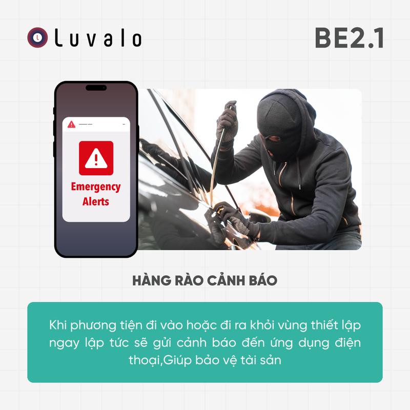 Định vị xe máy mini thiết bị định vị Gps ô tô giám sát hành trình kết nối điện thoại Luvalo BE2.1 5