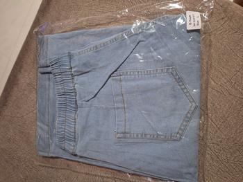 Product Review of Silverworld 10117  wide leg jeans high waist loose knee length denim pants from L**y 0