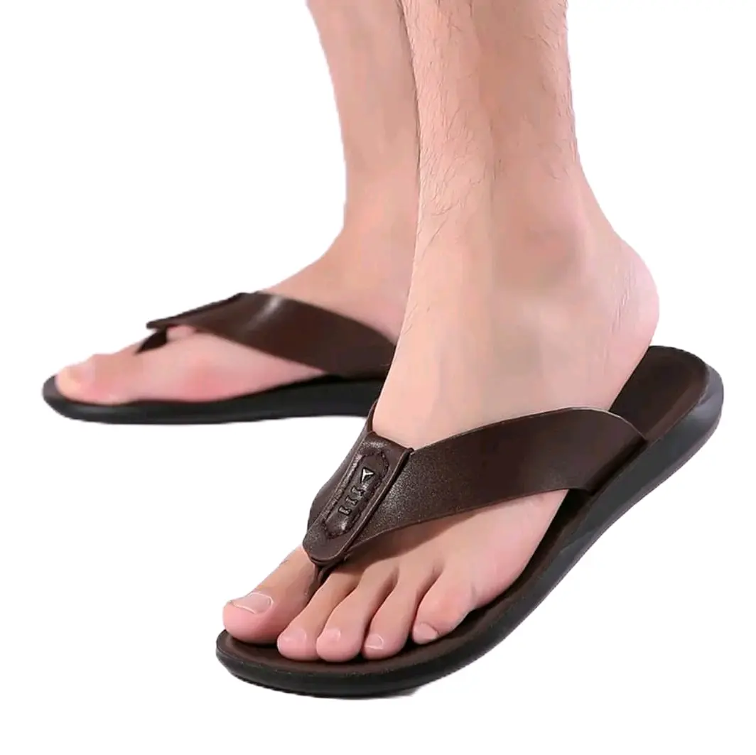 Sandal Pria Sepatu Pria Sandal Kulit Pria Sendal Jepit Pria  Karet Anti Selip