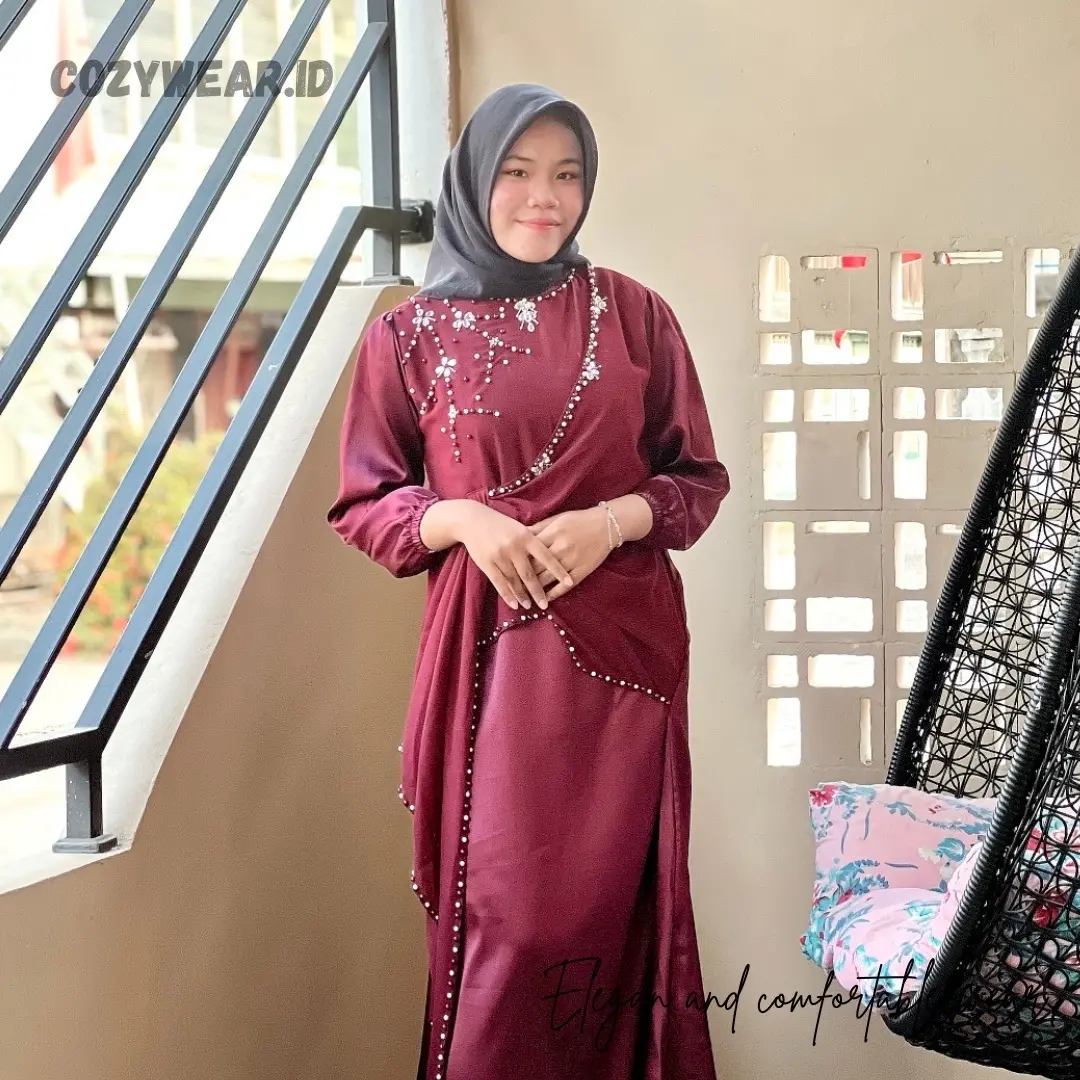 FARASYA DRESS SLIM FIT MERMAID baju kondangan bridesmaid viral murah elegant
