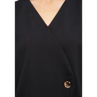 Gambar EXECUTIVE V-Neck Short Sleeve Batwing Blouse 5-BSKKSG226A041 Black - BLACK, S dari Executive Indonesia Kota Bekasi 3 Tokopedia