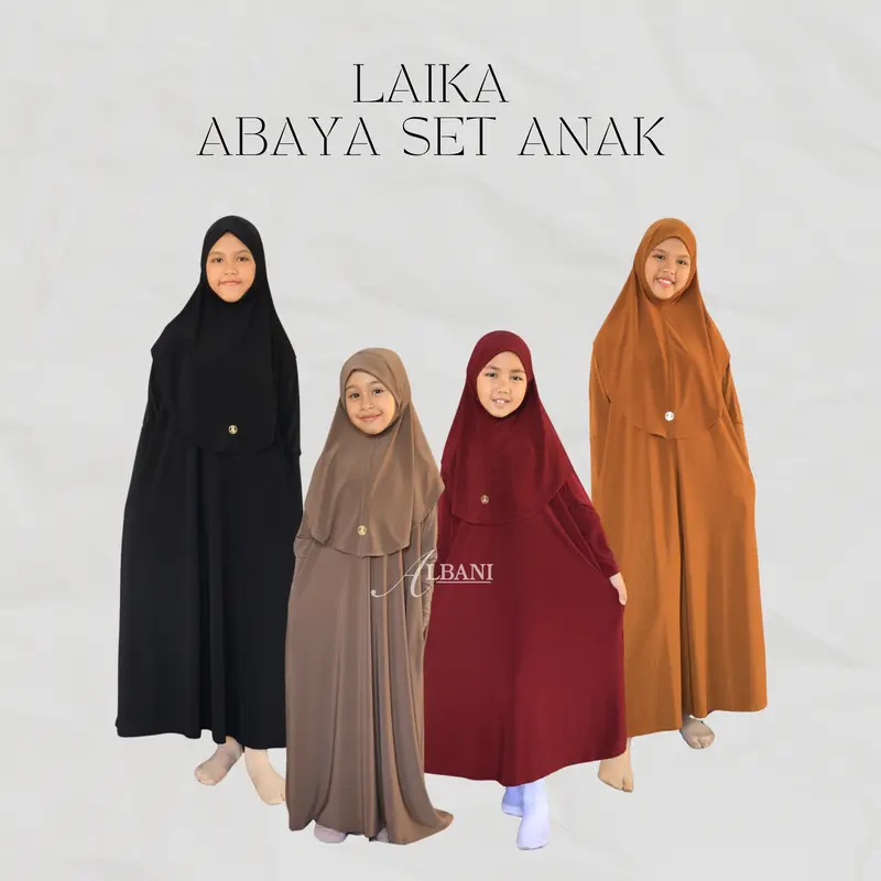Laika Abaya Set Anak By Albani 0
