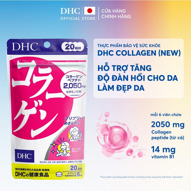 TPBVSK DHC COLLAGEN dạng viên uống hỗ trợ bổ sung collagen - DHC Nhật Bản chính hãng - Gói 20 Ngày và 60 Ngày