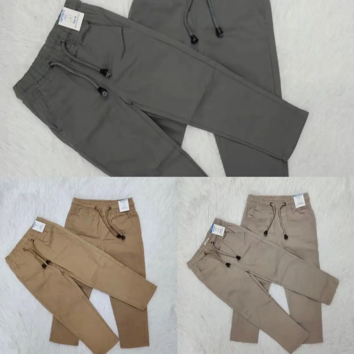 2y-12y ready stock slack budak kids slack pants long pants budak unisex lelaki perempuan Casual Clothes kain bagus