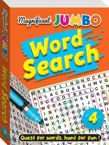 [Mind To Mind] Word Search Magnificent Jumbo Book 4 400 Pages