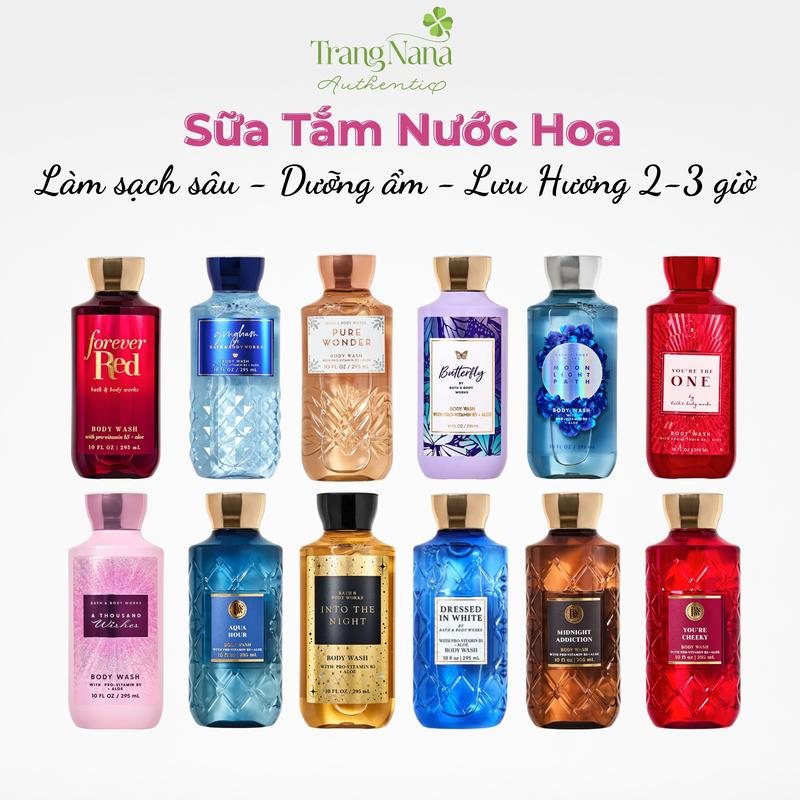 Sữa tắm Bath And Body Works Gel Tắm Nữ Thơm Lâu Sữa Tắm Nước hoa 295ml - Dưỡng Body Women Dưỡng Da Body