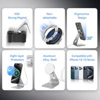 Gambar Vention Magnetic Wireless Charger Stand Holder Magsafe Fast Charging - FGH, 1 Meter dari Vention Authorized Store Kota Administrasi Jakarta Barat 3 Tokopedia