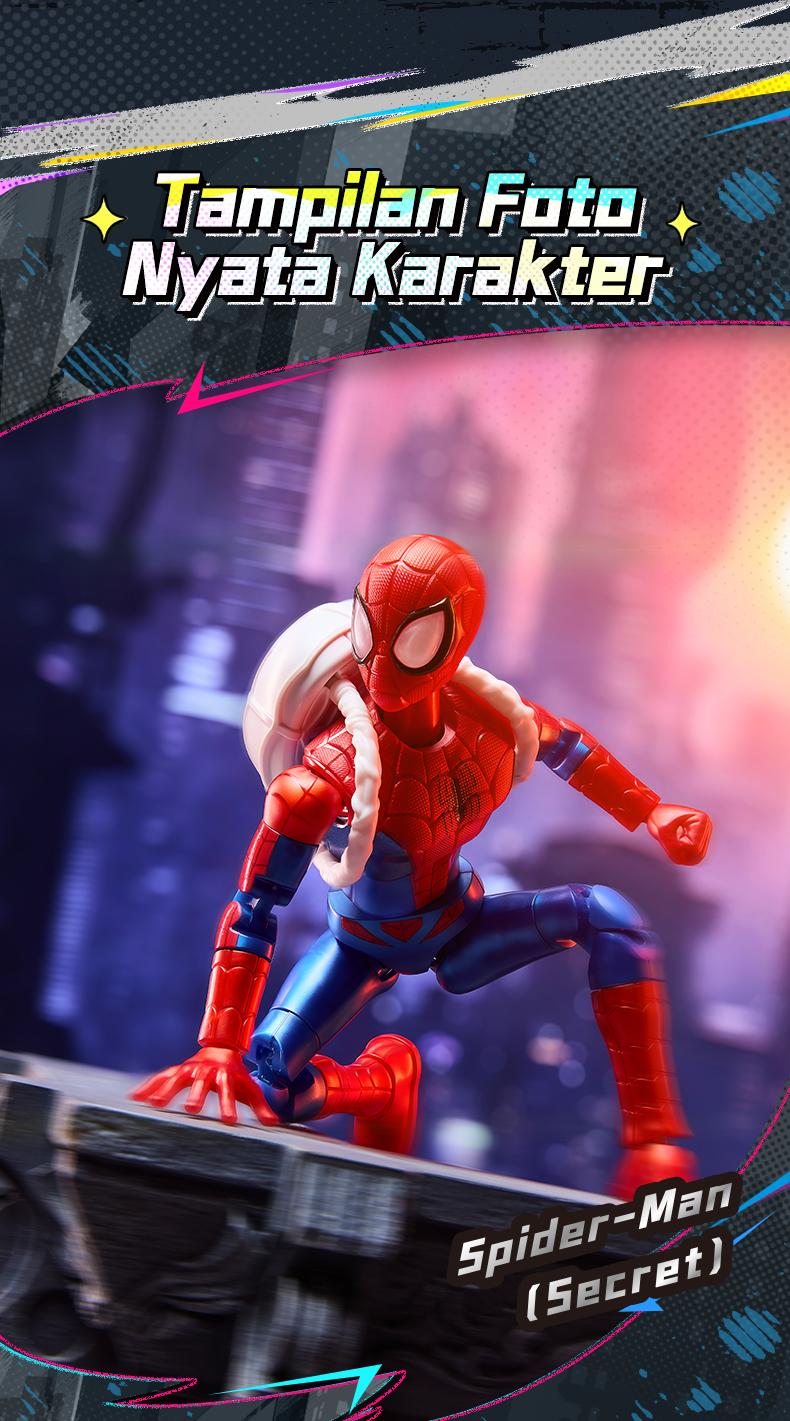 [HOT!]BLOKEES Marvel Spider-Man Galaxy Version 05 blind box Venom Spider-Man Secret 1/36  Spiderman blindbox GV05