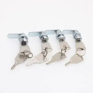 1PC Aluminum Alloy Drawer Lock 12mm Cabinet Mailbox Filing Furniture Lock With Key For Furniture Hardware locker   lock box