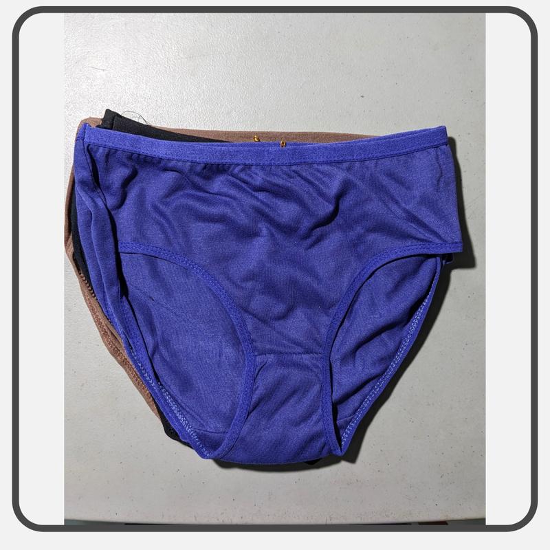 Paket Bundle 3 Pcs CD Winalin Gelap Celana Dalam Wanita Bahan Katun Size M L XL XXL-5L 4