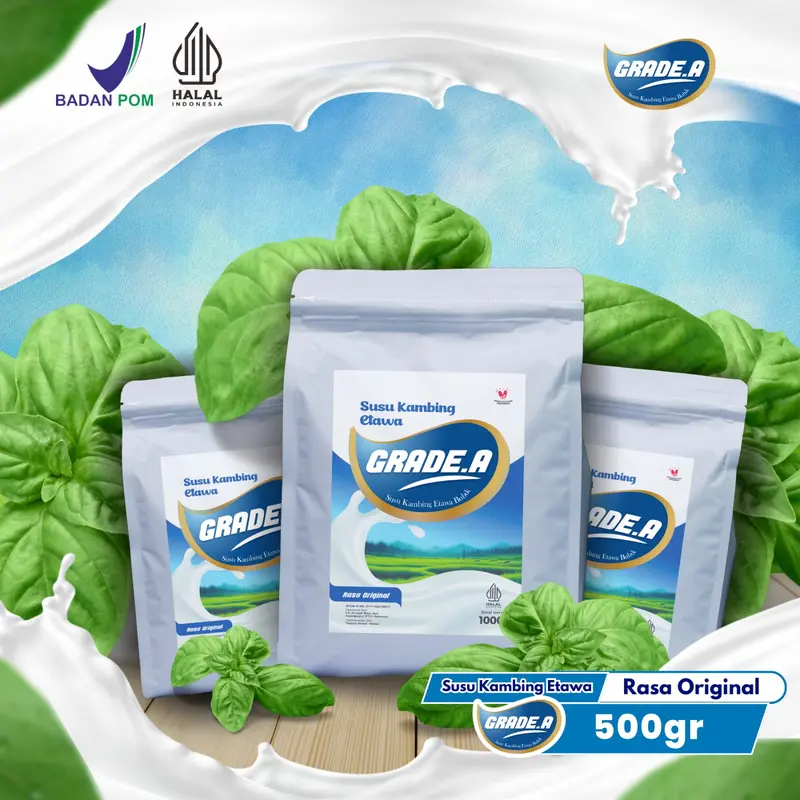 SUSU KAMBING ETAWA BUBUK GRADE A KEMASAN 500gr ALL VARIAN 6