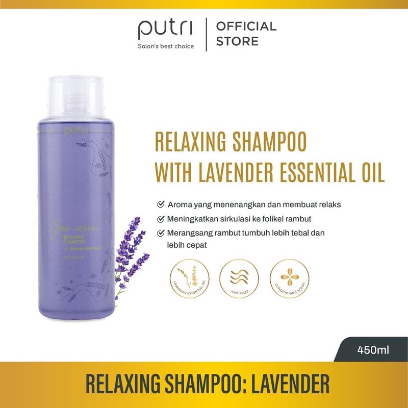 PUTRI Spa Relaxing Shampoo With Lavender Essential Oil 450ml 4