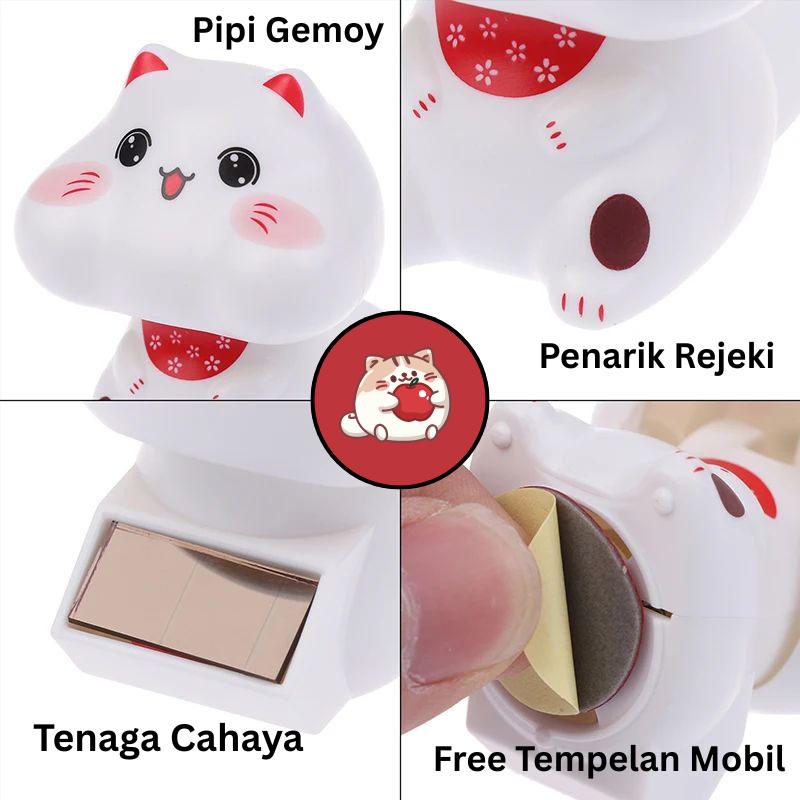Pajagan Kucing PIMOY (Pipi Gemoy) untuk Meja / mobil (Free perekat Mobil) 2 Ukuran