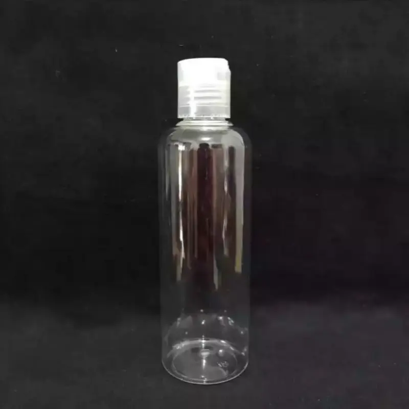 BOTOL PLASTIK 250ML PRESSTOP PUSHTOP BENING PUTIH / BOTOL 250 ML ISI ULANG  [HARGA GROSIR ] 2