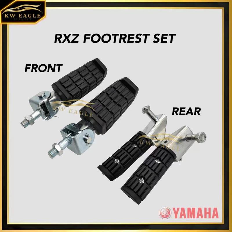 YAMAHA RXZ FRONT & REAR FOOTREST SET PEMIJAK KAKI DEPAN BELAKANG ...