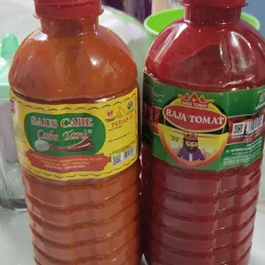 PAKET SAOS KOMPLIT ISI 2 BOTOL SAMBAL PEDAS 500 ML DAN SAOS TOMAT 500 ML BPOM HALAL [SL]