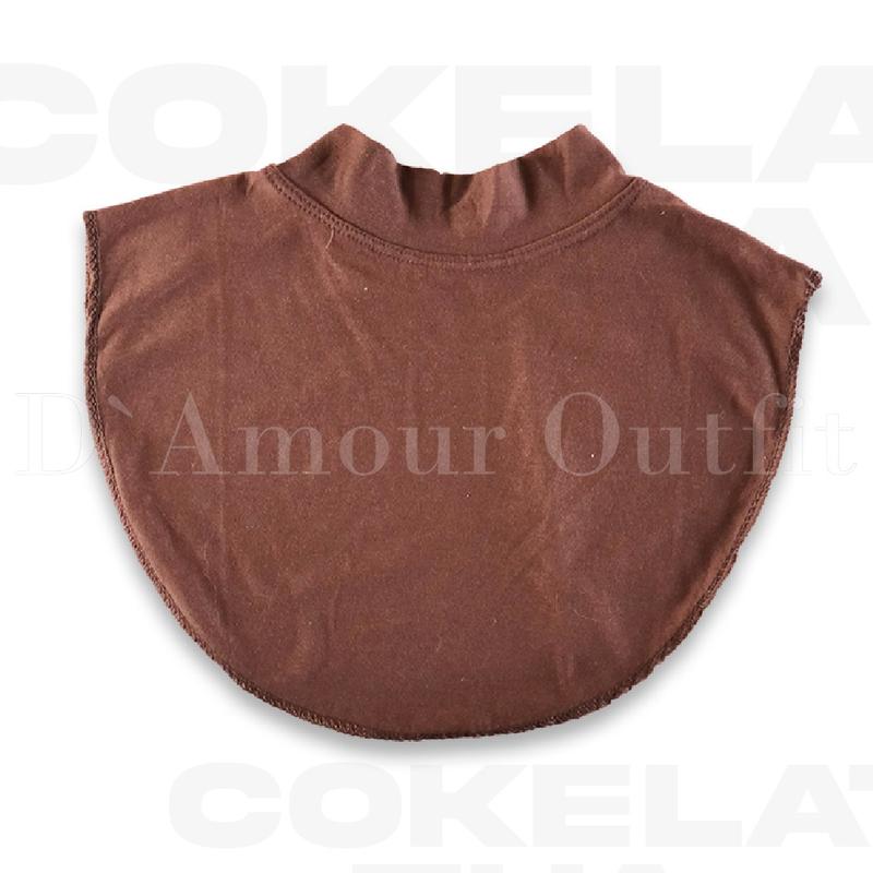 Manset Leher hijab Turtle Neck Wanita Jumbo Polos Kerah Tinggi Dalaman Perempuan Hitam Putih Warna Kulit Rayon Spandek  Kaos Lycra Daleman Cewe Hijab Dewasa AnakMangset Atasan Inner Outfit Abu Katun Mande Premium Coklat Seragam Instan Kerudung 8