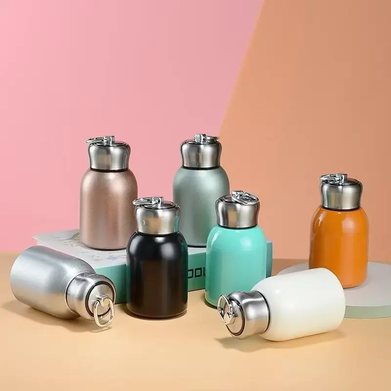BOTOL MINUM TERMOSS | TERMOS MINI | tahan panas dan dingin 300 ml Baja Stainless Steel Vacuum 2