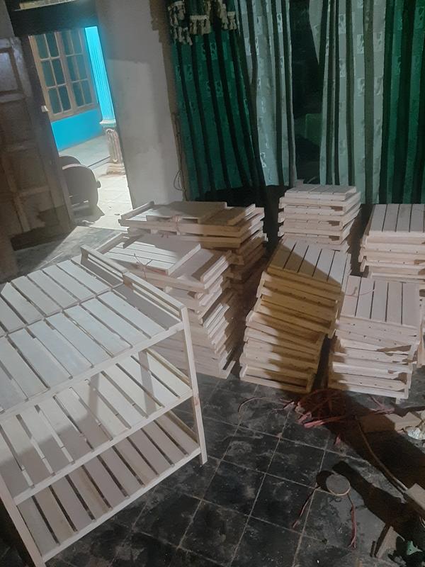 Rak kompor 1 tungku rak kompor 70cm kayu kokoh Buah 3