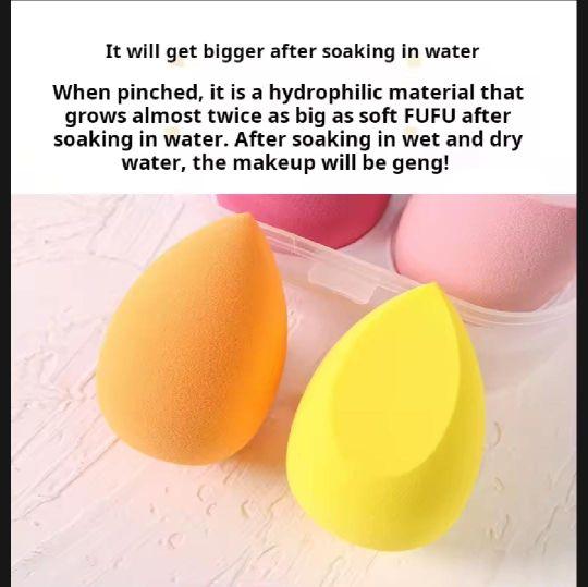 3K BLENDER SPONS BENTUK TELUR SET ISI 3 PES | SPONS LEMBUT | PUFF KERING DAN BASAH| R4