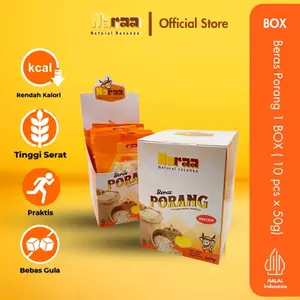 naraaa beras porang kemasan box isi 10 sachet