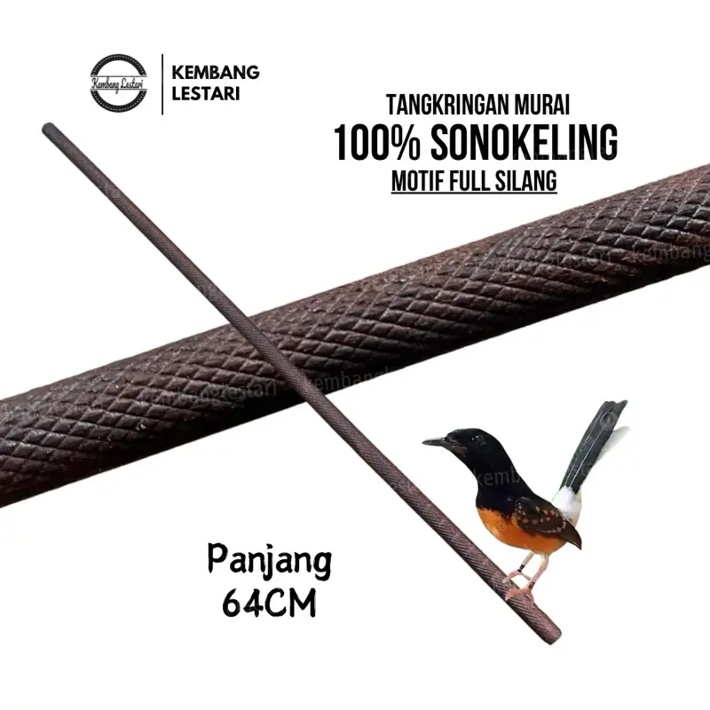 ￼TANGKRINGAN SONOKELING  MOTIF FULL SILANG UNTUK PLANGKRINGAN BURUNG MURAI