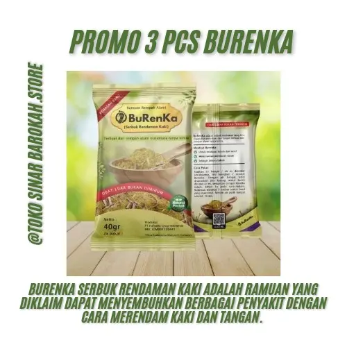 (PROMO 3PCS) BURENKA RENDAMAN KAKI 0