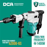 Gambar DCA Demolition Hammer / Bor Bobok Beton Listrik 1400Watt 16.8 Joule AZG06-6S dari DCA OFFICIAL STORE Kota Administrasi Jakarta Barat 3 Tokopedia