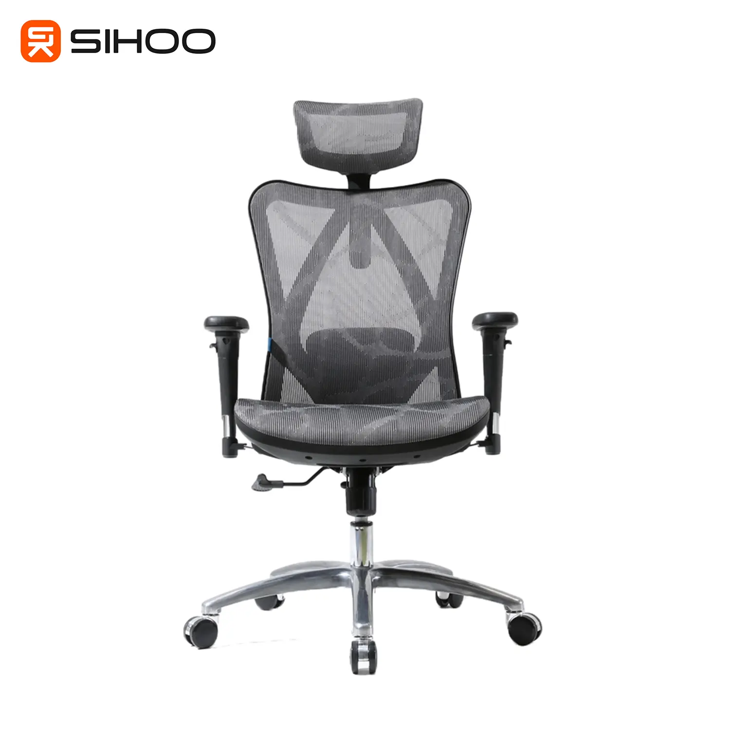 Sihoo M57 Dark Grey Mesh Black Frame Ergonomic Office Chair (3 Years Limited Warranty)