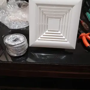 Exhaust Fan Plafon / Heksos / Kipas Angin Hisap Dapur Kamar Mandi Kamar Tidur  8/10/12 Inch Ceiling Exhaust Fan for Kitchen Powerful Ceiling Ventilation Fan Large Suction Silent