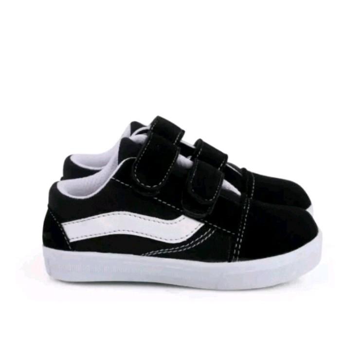 sepatu anak laki-laki umur 1-9 tahun sepatu sekolah SD dan TK sepatu terbaru  01 Hitam 0