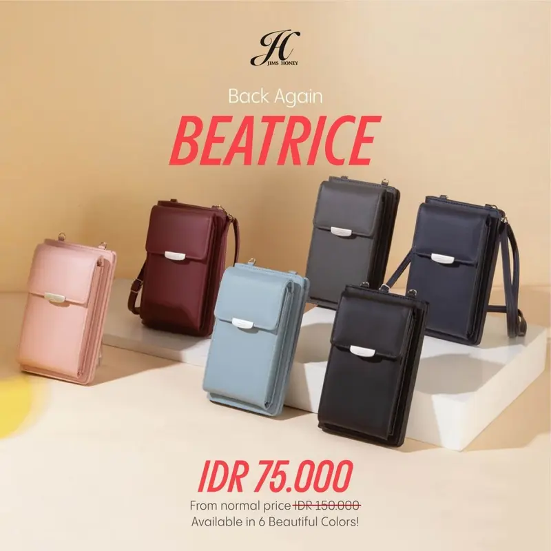 JIMS HONEY BEATRICE PLUS MINI BAG TAS SELEMPANG WANITA 5