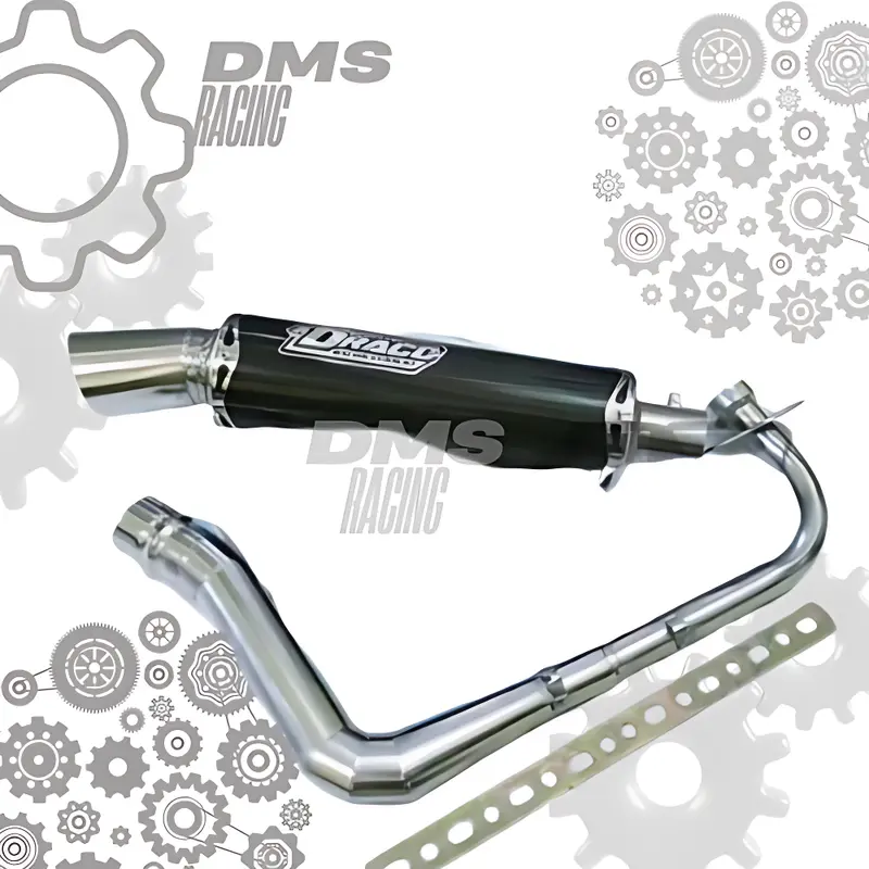 Knalpot Samlong DRACO Original Blackcoating Nmax Aerox Beat Mio Scoopy Vario - Motorcycle 3
