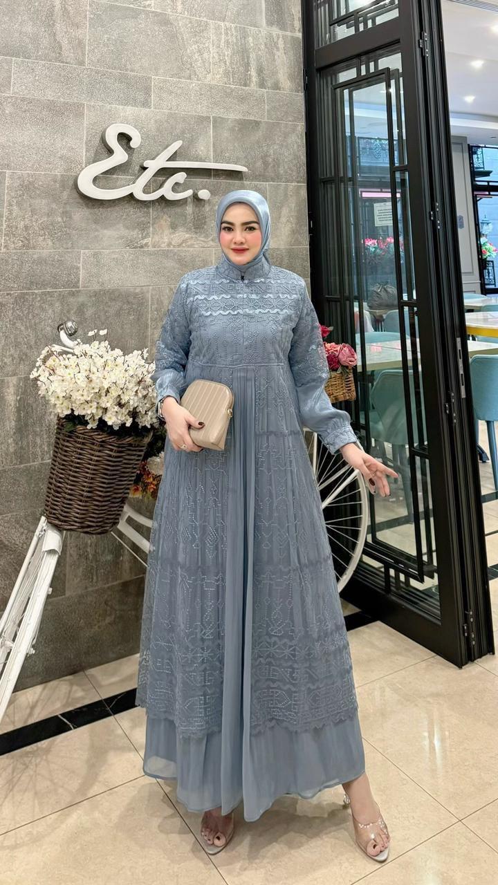 Product Introduction of gamis lebaran ziva dress terbaru original 2